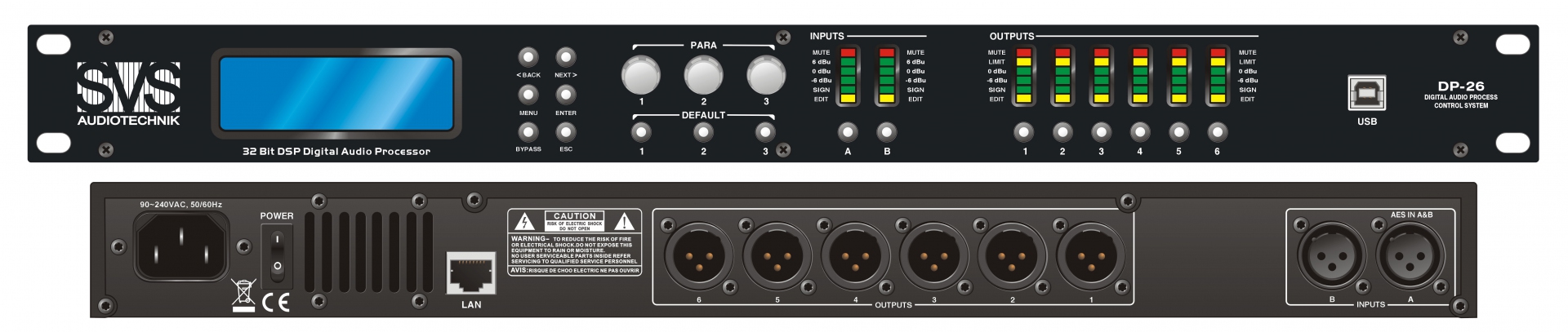 SVS Audiotechnik DP-26 Цифровой процессор: 2 входа 6 выходов в Камень-на-Оби