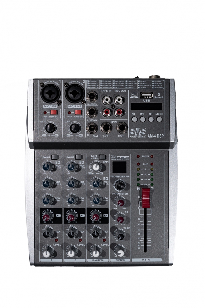 SVS Audiotechnik mixers AM-4 DSP Аналоговый микшерный пульт, 4-канала в Камень-на-Оби