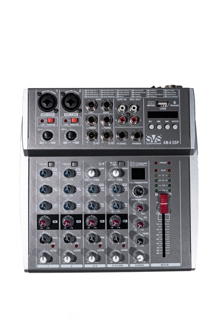 SVS Audiotechnik mixers AM-6 DSP Микшерный пульт аналоговый, 6-канальный SVS Audiotechnik mixers в Камень-на-Оби